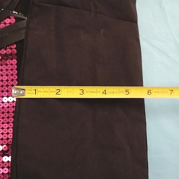 GUC Victoria's Secret Black & Pink Canvas Tote Bag - Picture 10 of 12